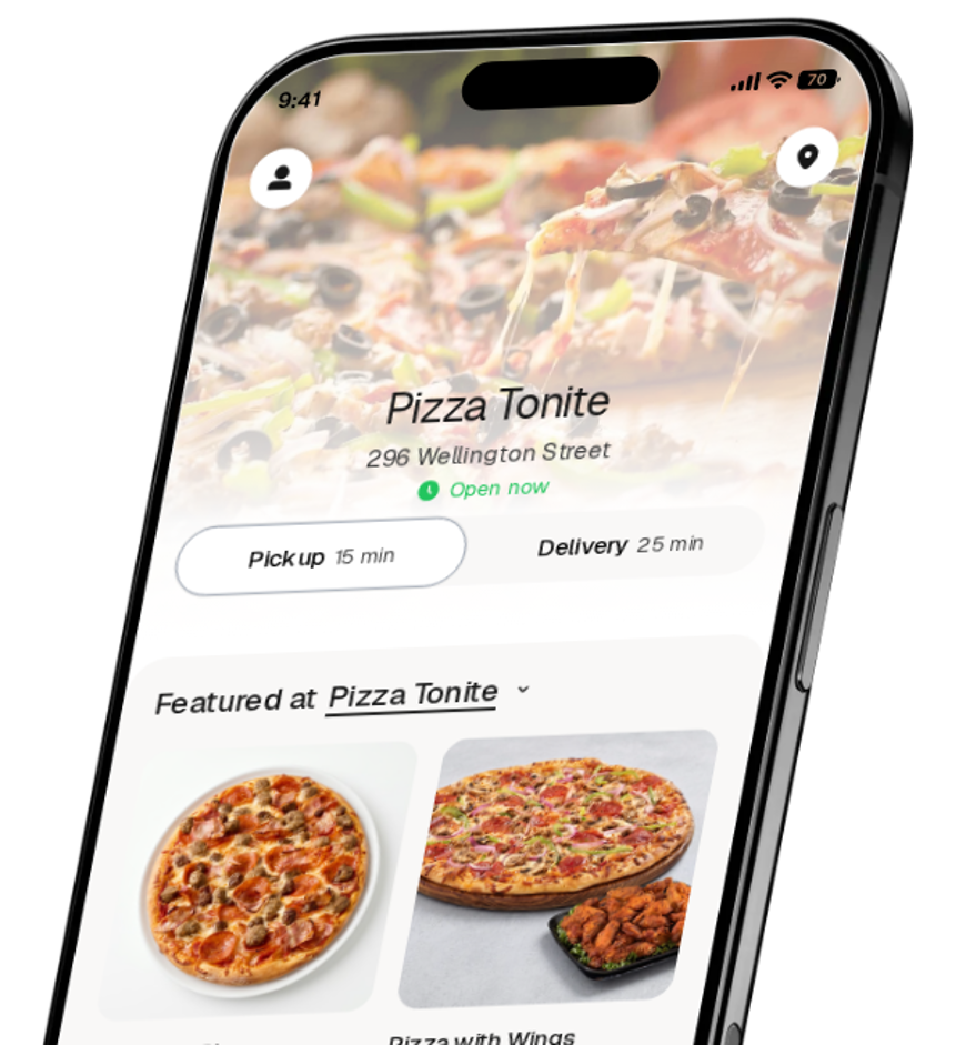 Pizza Tonite app preview