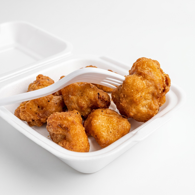 Deep Fried Cauliflower Bites.