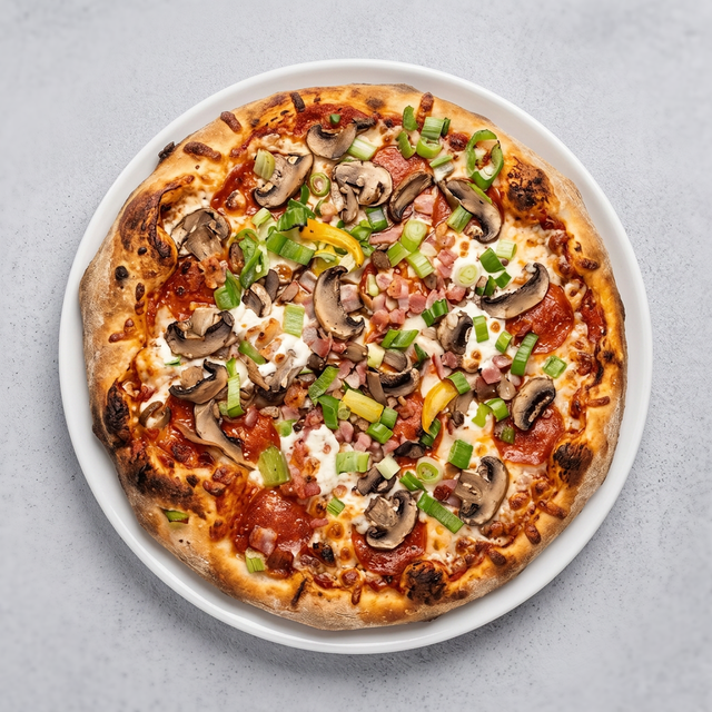 Deluxe Pizza.